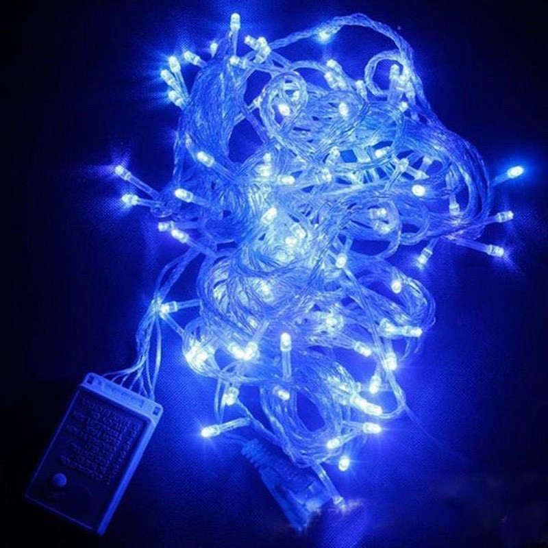 XÀI ĐIỆN-Dây Đèn Led 8M/6M Chớp Nháy Đủ MàuTrang Trí Giáng Sinh, Trang Trí Tết Test trước khi giao