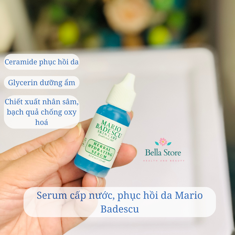 Serum cấp nước Ceramide Mario Badescu Herbal Hydrating
