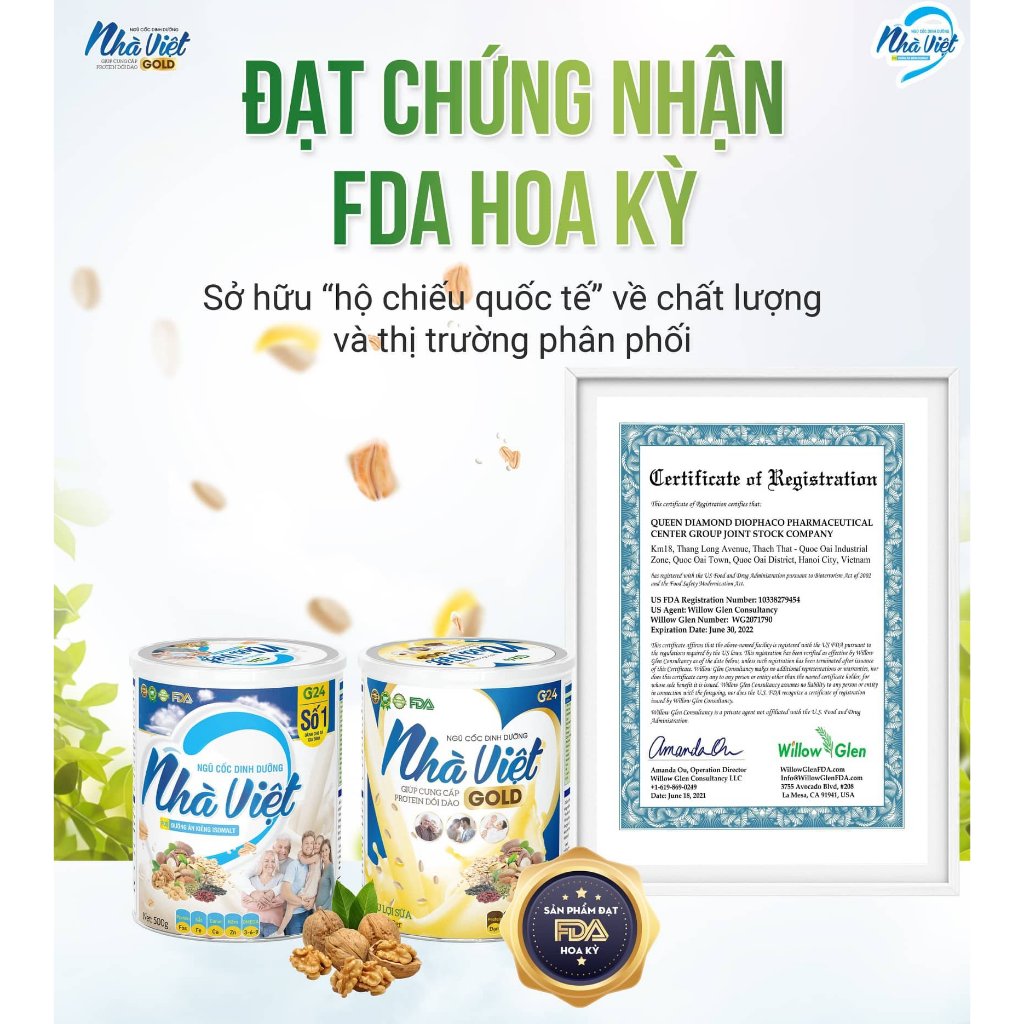 Ngũ Cốc Dinh Dưỡng Nhà Việt Gold Hỗ Trợ Mẹ Sau Sinh, Người Già, Người Tiểu Đường 500gr DATE MỚI