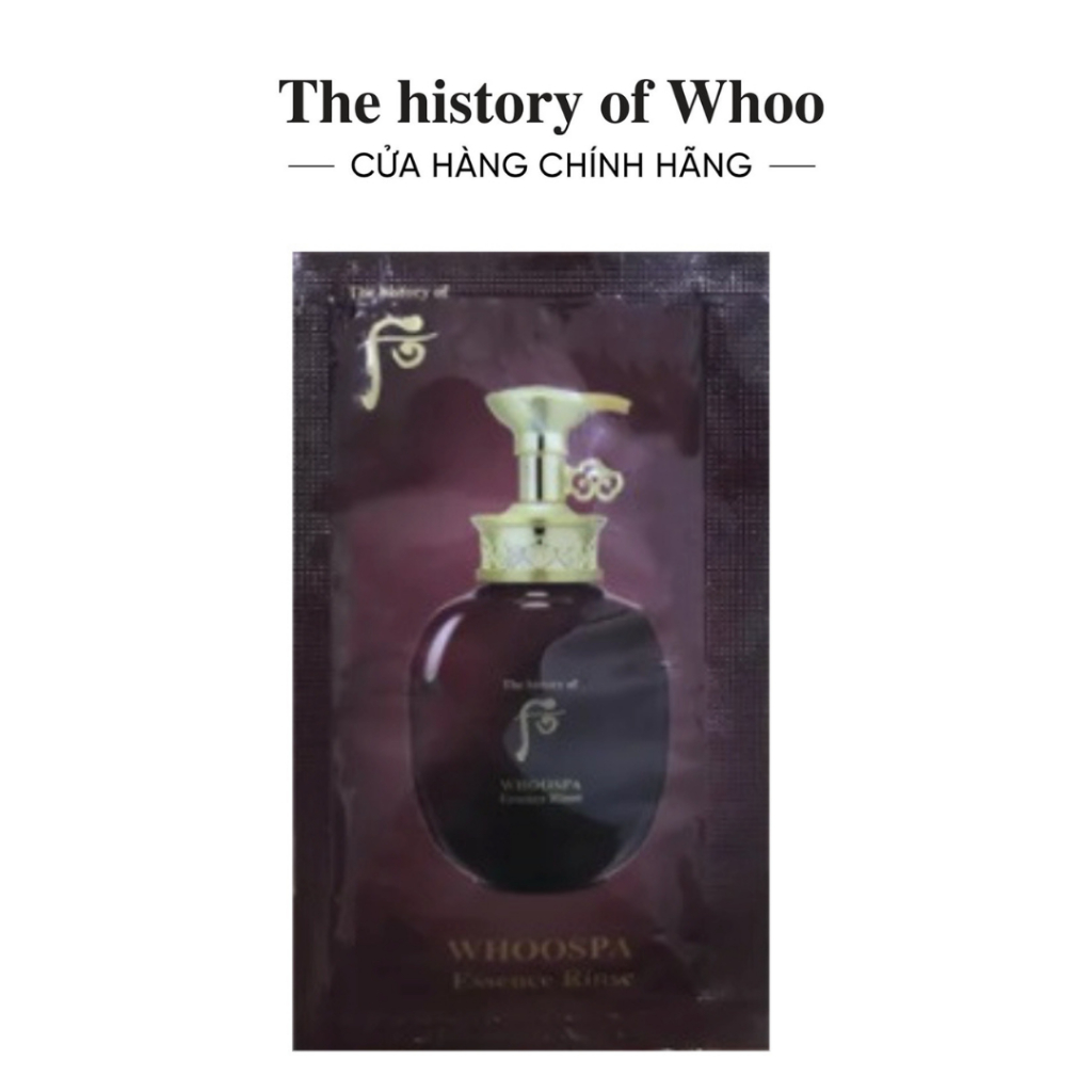 [HB Gift] Combo 10 Dầu xả thảo dược Đông y dưỡng và duy trì màu tóc The history of Whoo WhooSpa Essence Rinse 8ml