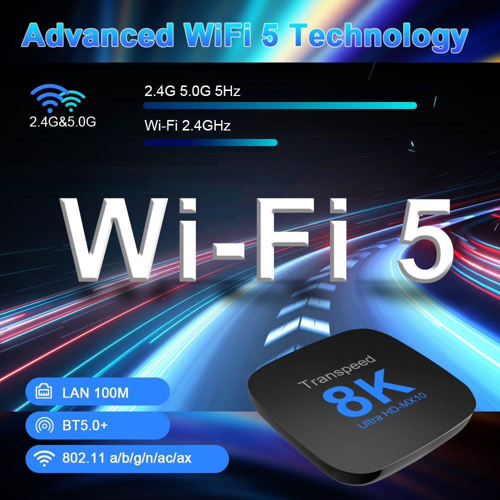Tv box android 13 bộ nhớ 64GB wifi kép kèm remote giọng nói tìm kiếm youtube đơn giản bh 1 năm MX10 8K  tv box