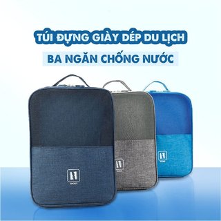 Túi đựng giày dép 3 ngăn du lịch chơi thể thao Ximo