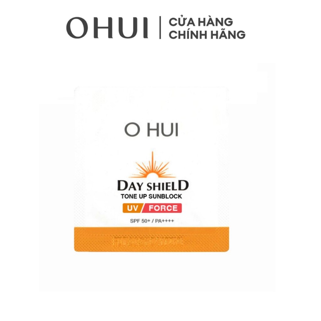 [HB GIFT] Kem Chống Nắng OHUI Day Shield Toneup Sunblock UV Force SPF50+/PA+++ 1ml