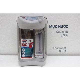 Bình thủy điện Sunhouse SHD1533 3.3 lít