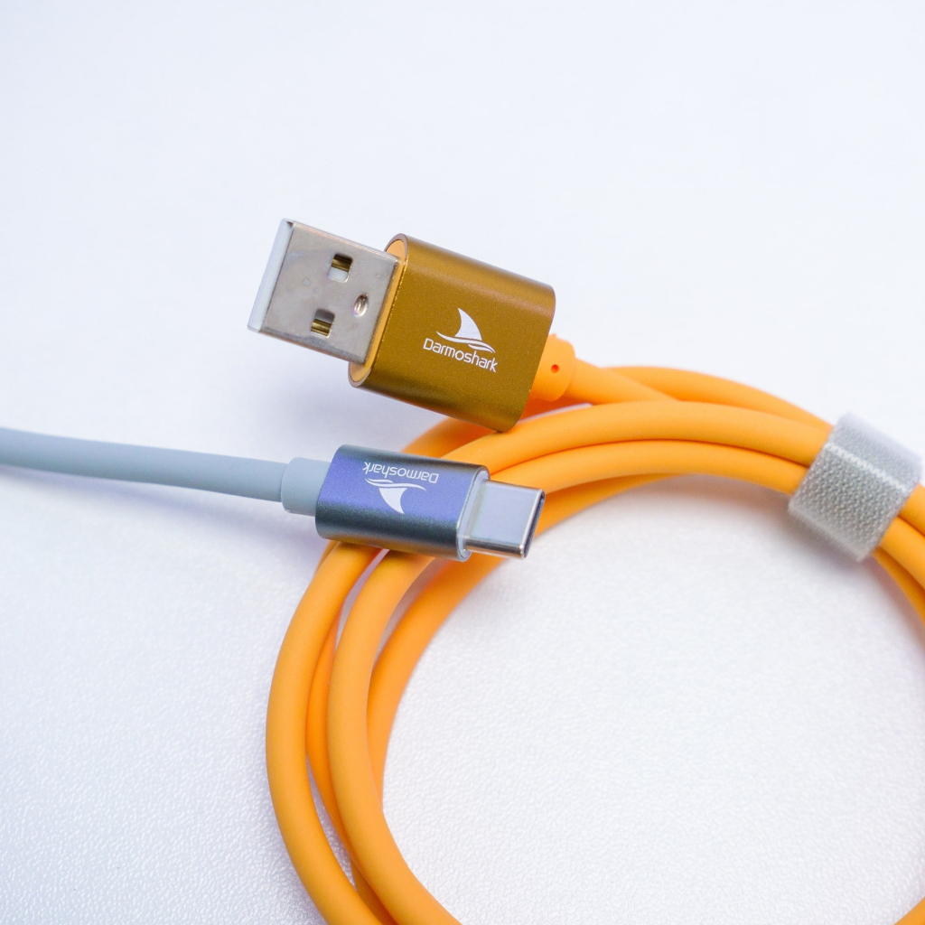Dây cáp Darmoshark A1 cable-Grey-Yellow