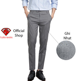 Quần Tây Âu Nam TUẤN NHÂN  Ống Côn Công Sở Nhiều Màu - Quần Vải Dài Nam Co Giãn Nhẹ ( Có Xếp Ly)