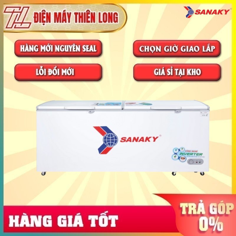 Tủ Đông Sanaky VH-8699HY3 2 CÁNH,1 NGĂN ĐÔNG,761 LÍT - BẢO HÀNH CHÍNH HÃNG 2 NĂM TẬN NƠI