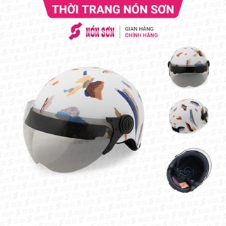 Mũ bảo hiểm có kính NÓN SƠN chính hãng BKP-TR102