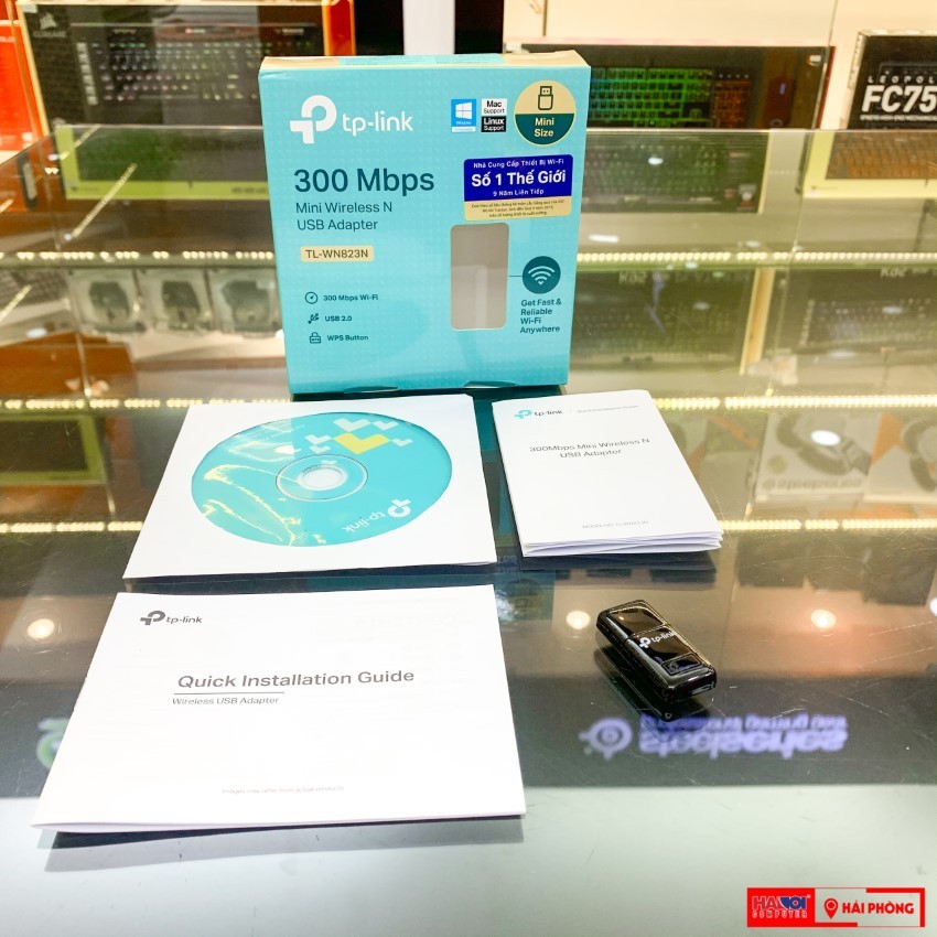 CARD MẠNG KHÔNG DÂY USB TP-LINK TL-WN823N WIRELESS N300MBPS