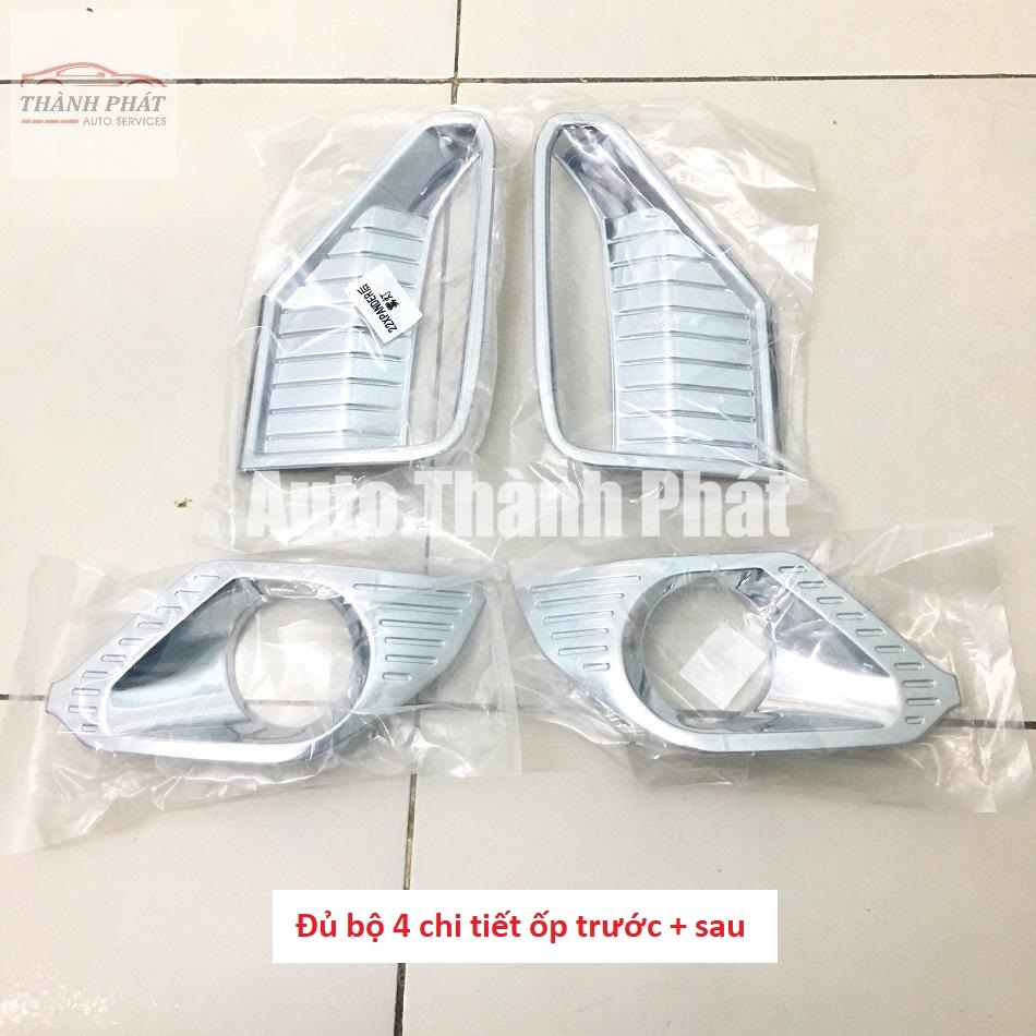 XPANDER 2022-2023, Ốp Viền Đèn Gầm Trước Và Sau Xe Mitsubishi Xpander 2022-2023 Mạ Crome Cao Cấp