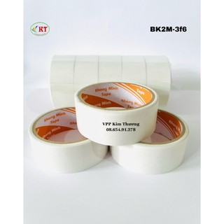 Băng keo 2 mặt đủ các size 1f2, 2f4, 3f6, 4f8