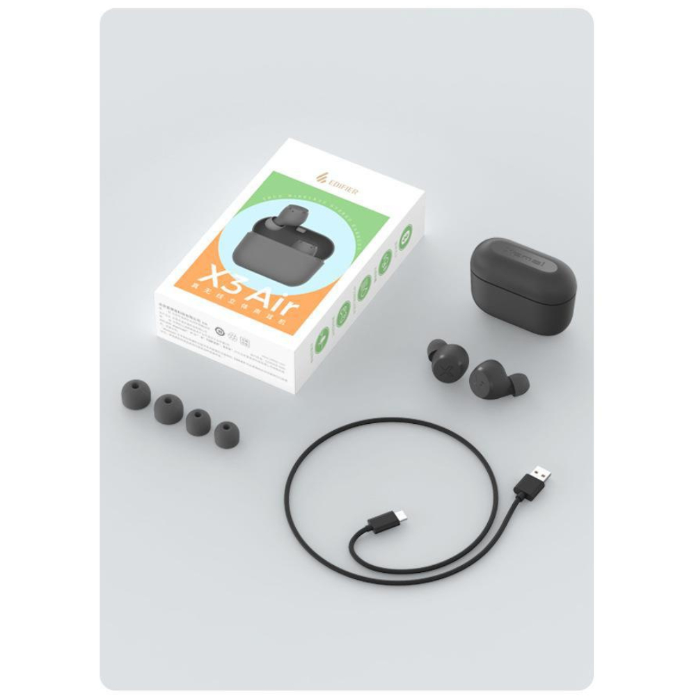 Tai Nghe Bluetooth 5.3 EDIFIER X3 Air Chống Nước Giảm Tiếng Ồn Kiểu Dáng Thể Thao