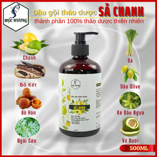 Dầu gội sả chanh nhà mộc hương - giảm khô gãy – mượt tóc – dưỡng mượt tóc
