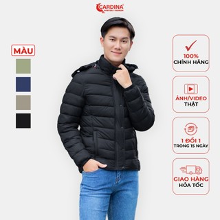 Áo phao nam CARDINA chần bông siêu nhẹ cản gió chống nước phom dáng trẻ trung năng động 3PNM01
