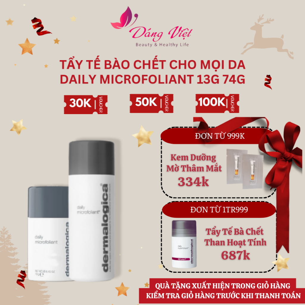 Bột Tẩy Tế Bào Chết Hằng Ngày Cho Mọi Da Daily Microfoliant Dermalogica 13g 74g