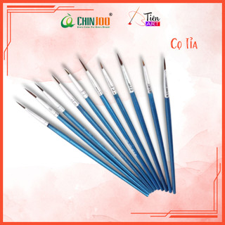 Cọ tỉa đi nét nhỏ, cọ vẽ chi tiết tranh màu nước goauche sơn dầu Acrylic