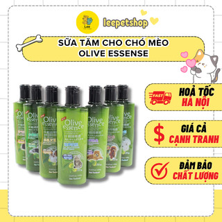 [FREESHIP] Sữa tắm cho chó mèo OLIVE ESSENCE chai 450ML - Sữa tắm chó mèo giúp mượt lông, giảm ve giận, lưu hương lâu