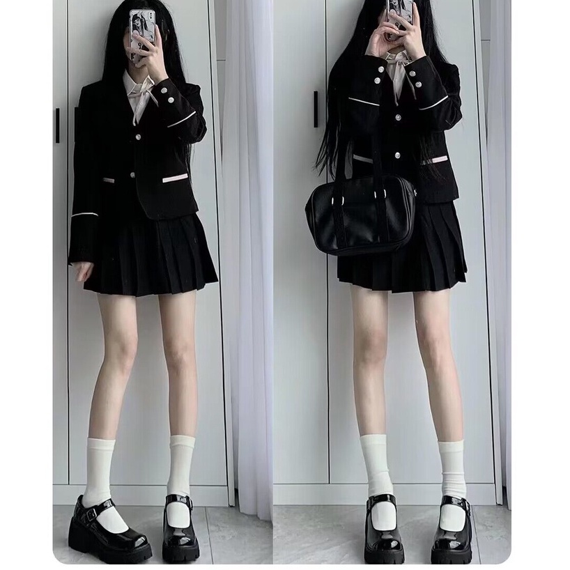 Tất cổ cao, COMBO 5 đôi Vớ nữ cotton thoáng khí dễ thương cao cổ giữ ấm mùa đông unisex