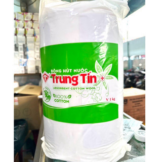 Bông gòn cuộn 1kg trung tín / cực xịn - mẫu xanh dương