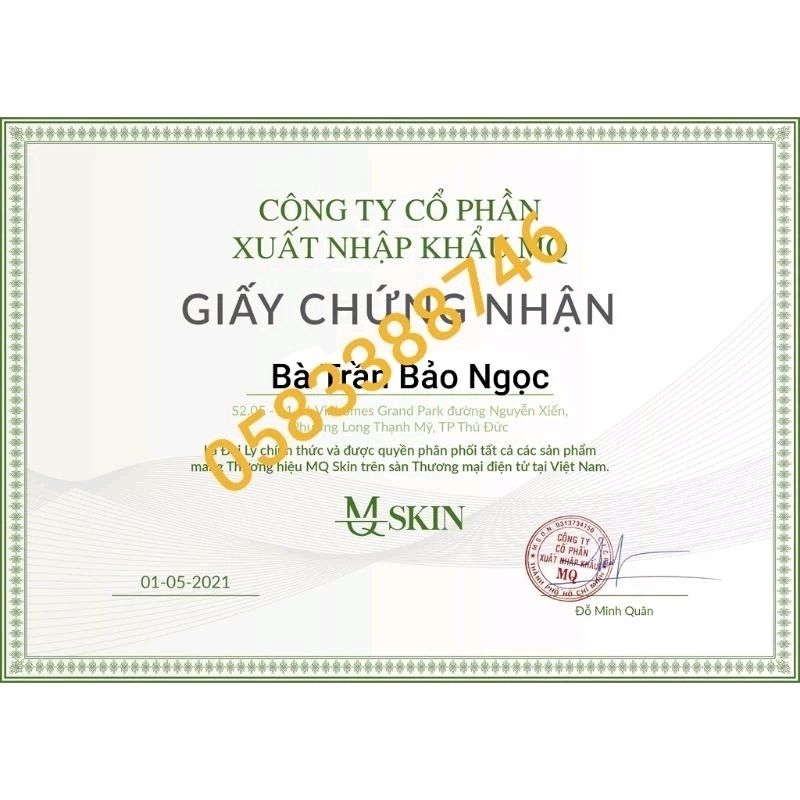 BỘT RỬA MẶT MQSKN