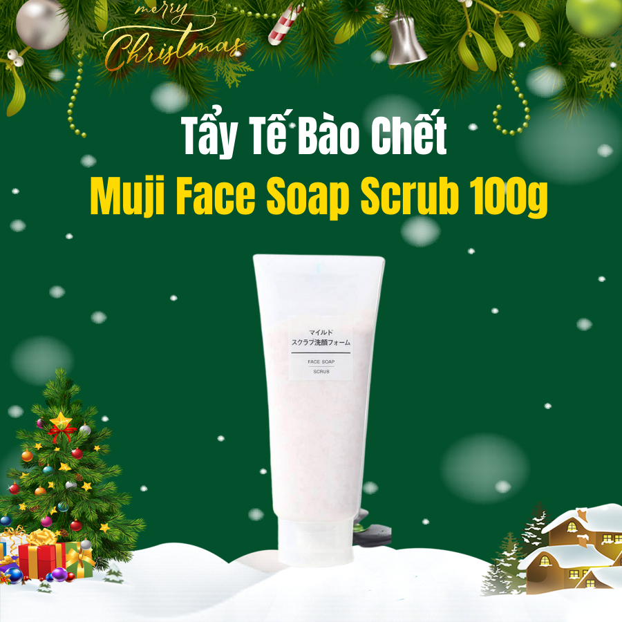 Tẩy Tế Bào Chết Muji Face Soap Scrub (100g)