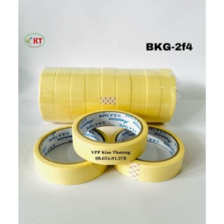 Băng keo giấy đủ các size 1F2, 2F4, 3F6, 4F8