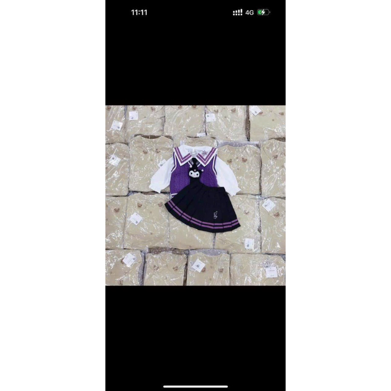 Sét ghile/thuỷ thủ/sét chân váy bé gái