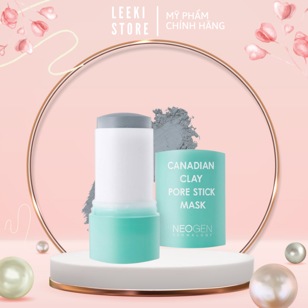 (HSD 5.2024) Thanh Lăn Đất Sét Giảm Mụn Đầu Đen Neogen Canadian Clay Pore Stick Mask 28g
