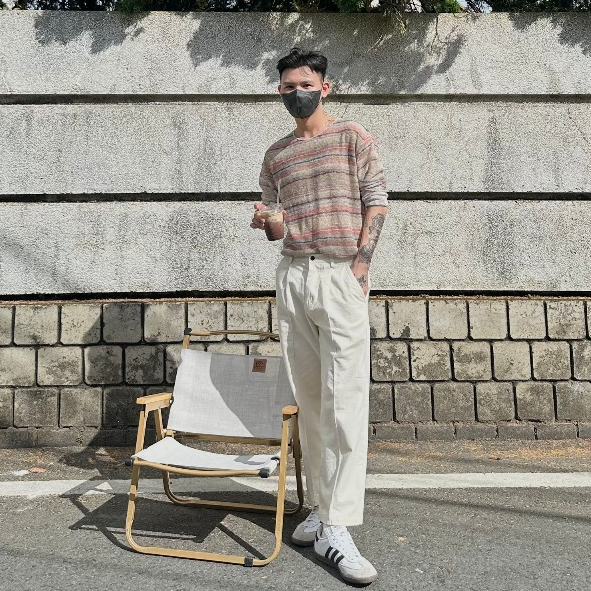 Áo thun tay dài chất linen gân basic