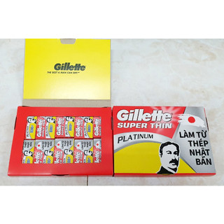 Lưỡi Lam Gillette Super Thin (Hộp 5Lưỡi)