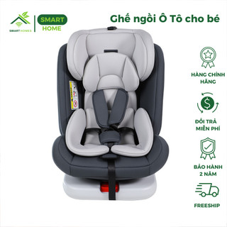 Ghế ngồi ô tô cho bé SmartHomes  2 chiều xoay 360 3 tư thế Chuẩn Châu Âu An toàn, tiện lợi cho bé