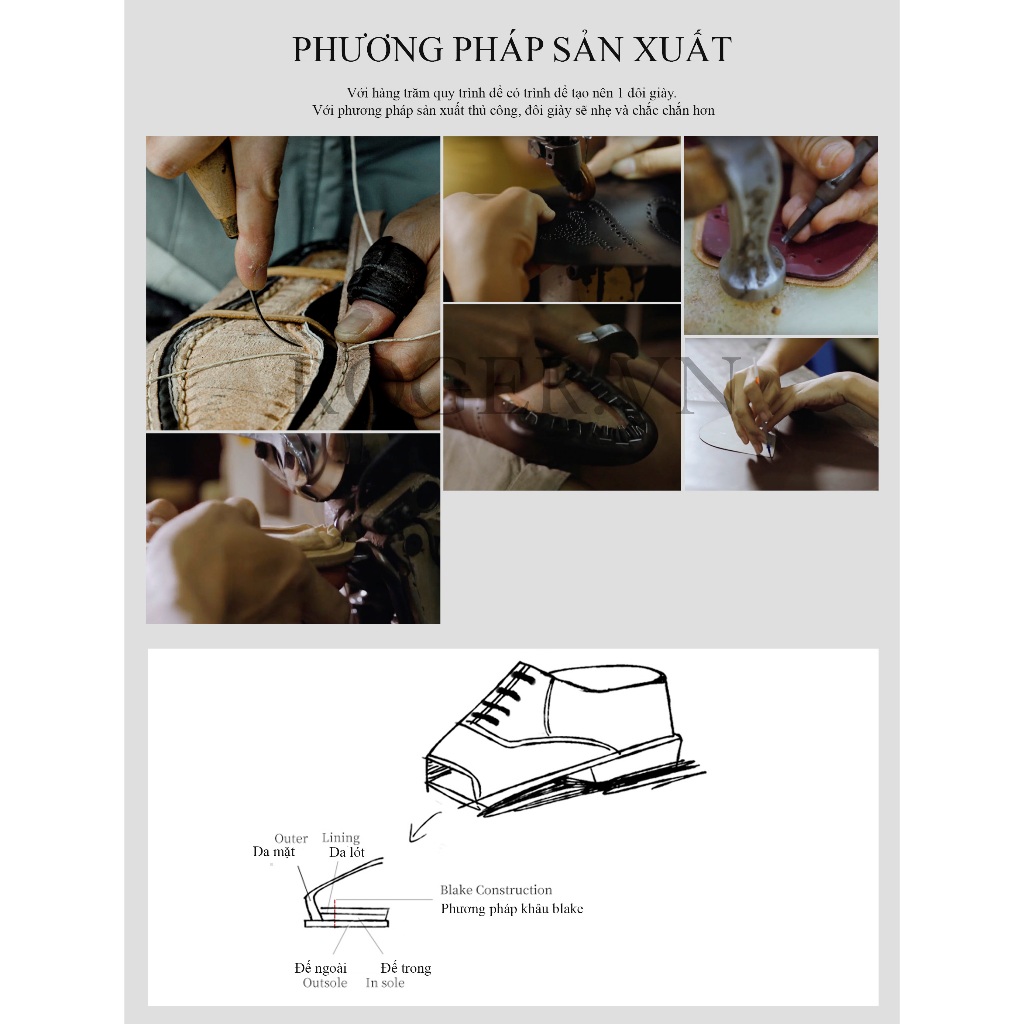 Sandals Nam Quai Ngang Da Bê Cao Cấp Roger & Fank LF868