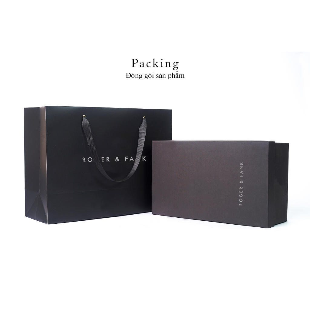 Giày Da Bê Cao Cấp Spectator Loafer Roger & Fank LF889