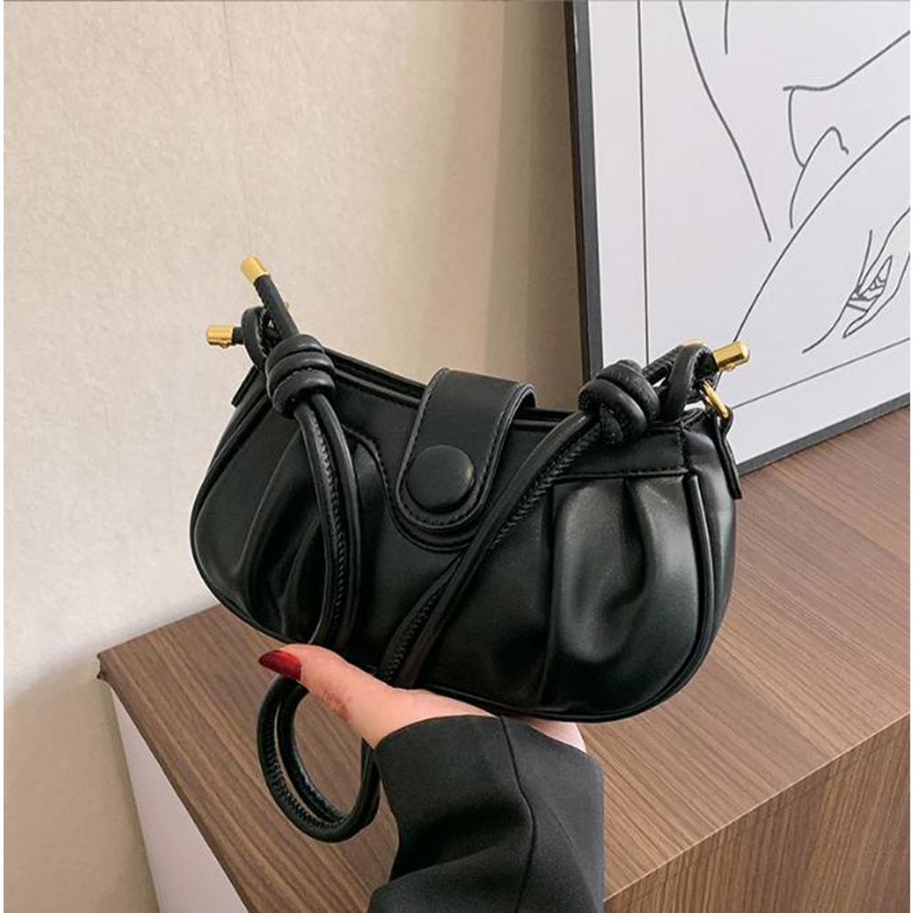 Túi nữ hót túi xách nữ đeo chéo dáng siêu đẹp thời trang Bag.thanhthu da mềm cúc nhúm phong cách Hàn Quốc 842