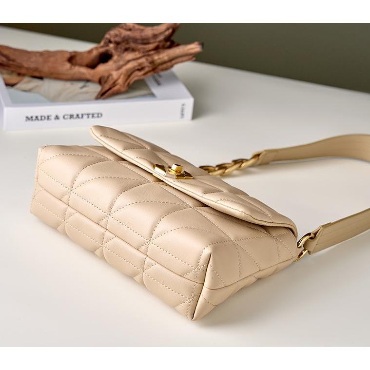 Túi xách nữ đeo vai đeo chéo sành điệu túi thời trang Bag.thanhthu thiết kế khoá đan da 841