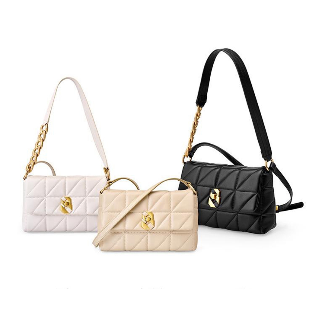 Túi xách nữ đeo vai đeo chéo sành điệu túi thời trang Bag.thanhthu thiết kế khoá đan da 841