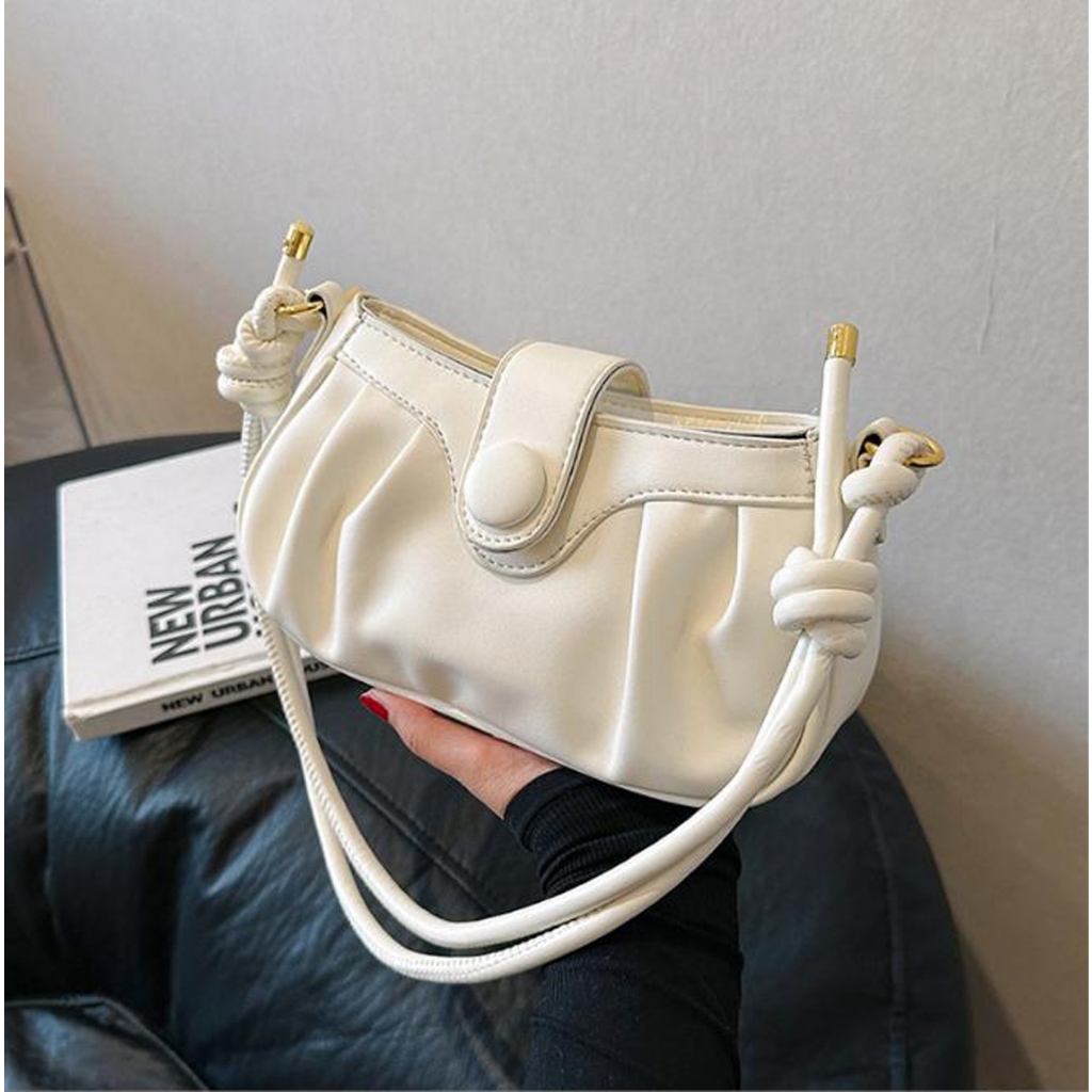 Túi nữ hót túi xách nữ đeo chéo dáng siêu đẹp thời trang Bag.thanhthu da mềm cúc nhúm phong cách Hàn Quốc 842