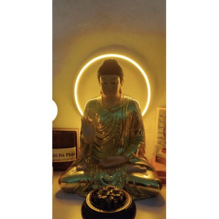 [Size 10->40] Đèn NEON LED HÀO QUANG PHẬT [CÓ KÈM NGUỒN - Nhiều size - Nhiều màu]