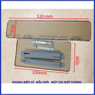 KHUNG BIỂN SỐ Ô TÔ - MẪU MỚI GÒ ÉP