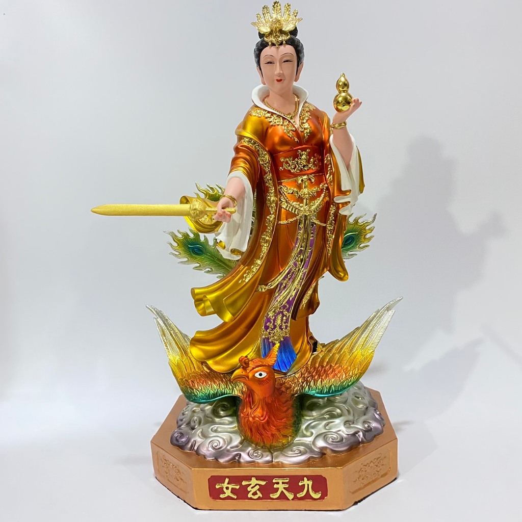 Tượng Cửu Thiên Huyền Nữ Cao 40cm Chất Poly Màu Vẽ