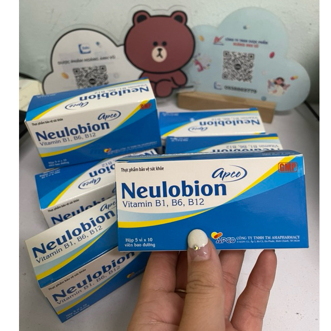 NEULOBION APCO - VITAMIN 3B(B1-B6-B12) - HỘP 50 VIÊN