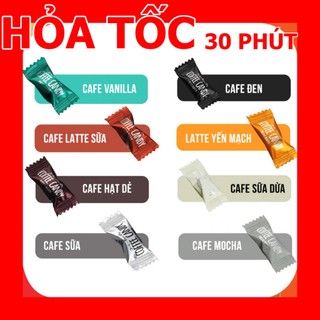  ⭐ Mix 8 vị Chọn vị  Kẹo Coffee Candy viên nén không đường 