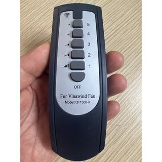 (CHÍNH HÃNG 29K) Remote Điều khiển quạt Trần VINAWIND - model : QT 1500X- Hàng mới đẹp -Bh 3 tháng lỗi đổi mới