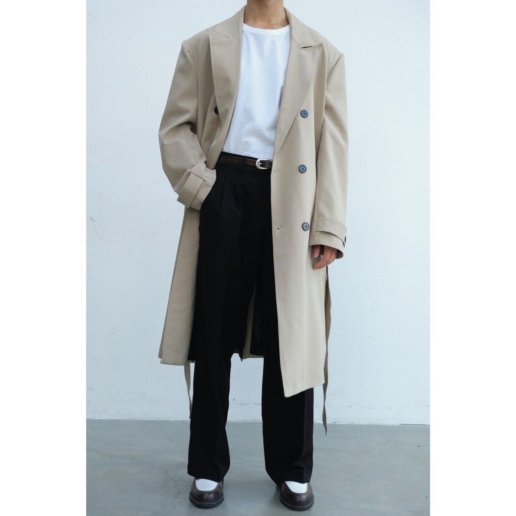 Quần Âu Cạp Cao Form Rộng - Best Seller Wide Leg Trousers B Brown