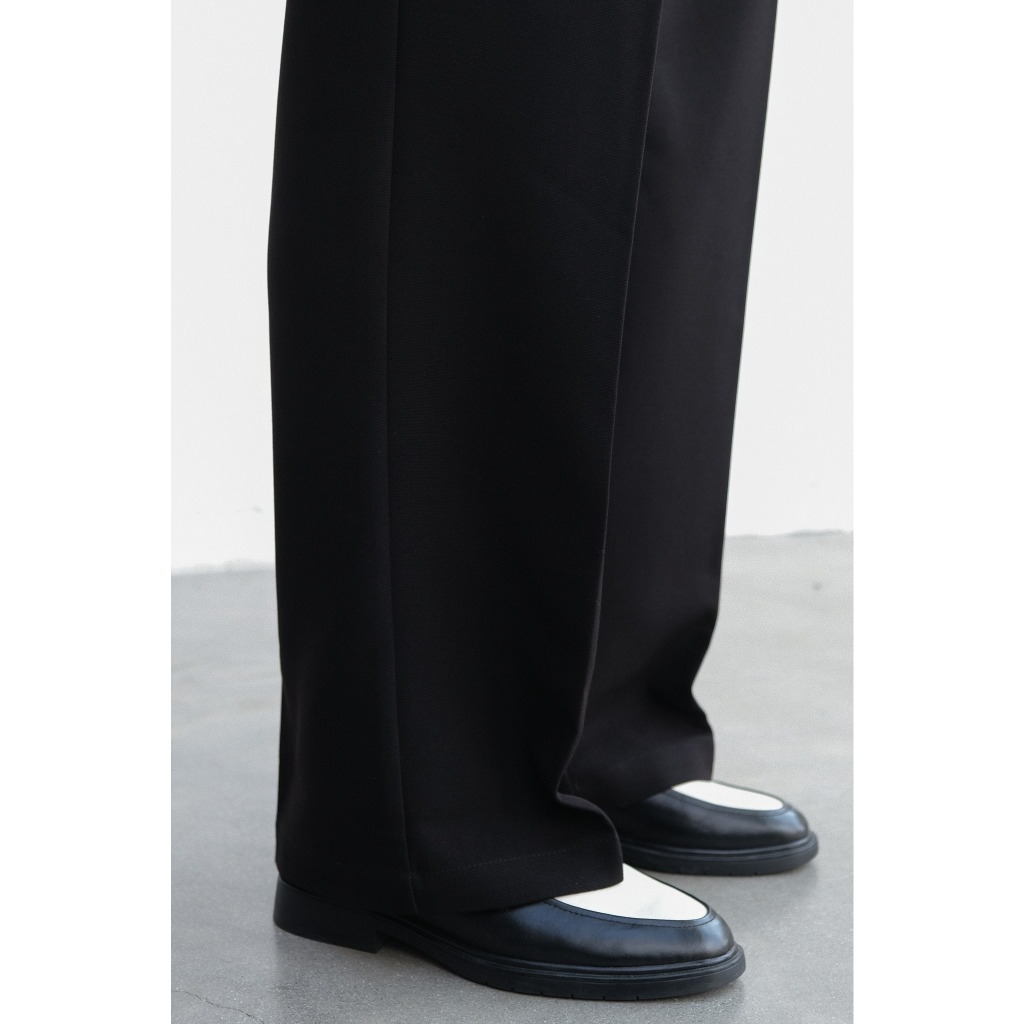 Quần Âu Cạp Cao Form Rộng - Best Seller Wide Leg Trousers B Brown