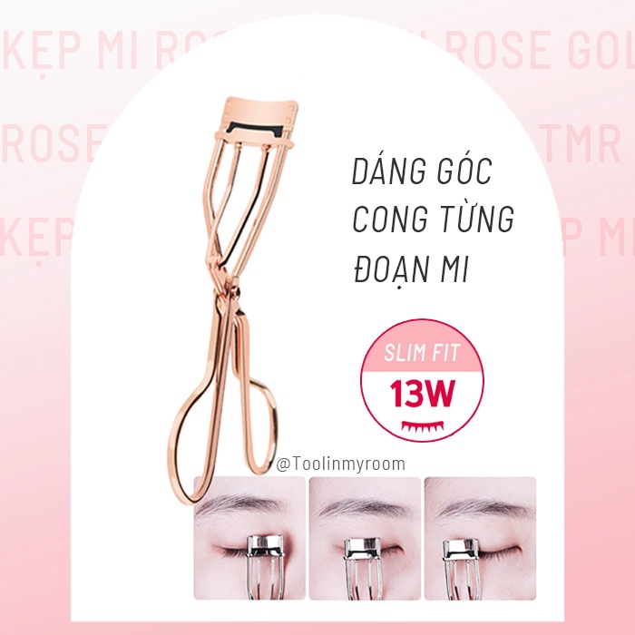 Bấm Mi TMR Chuyên Dụng Dành Cho Mọi Dáng Mắt Khác Nhau Rose Gold
