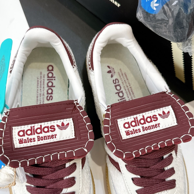 Giày Sneaker Das Originals x Wales Bonner Samba Pony Tonal White