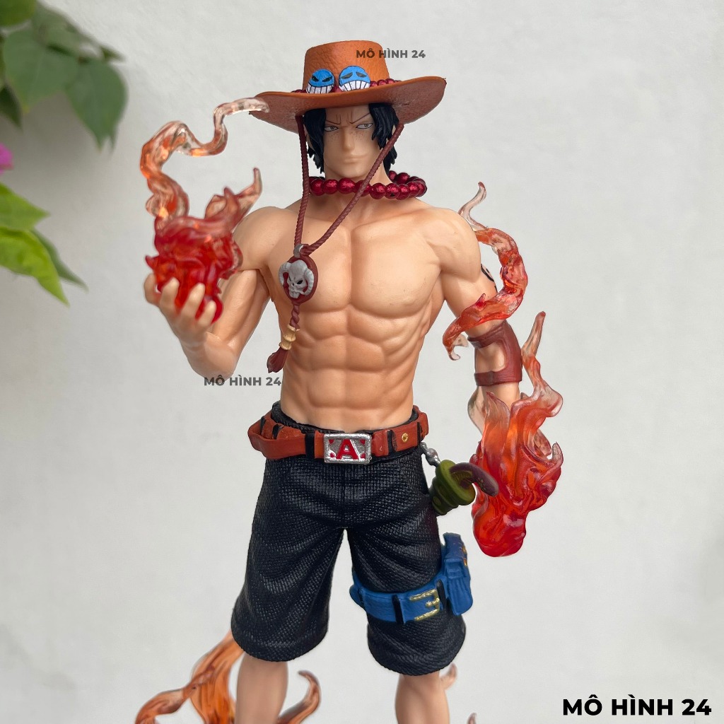 Mô hình nhân vật Portgas D Ace Dream F1 hàng cao cấp figure ACE cầm cầu lửa có base đẹp kỷ niệm 25 năm cao 25cm