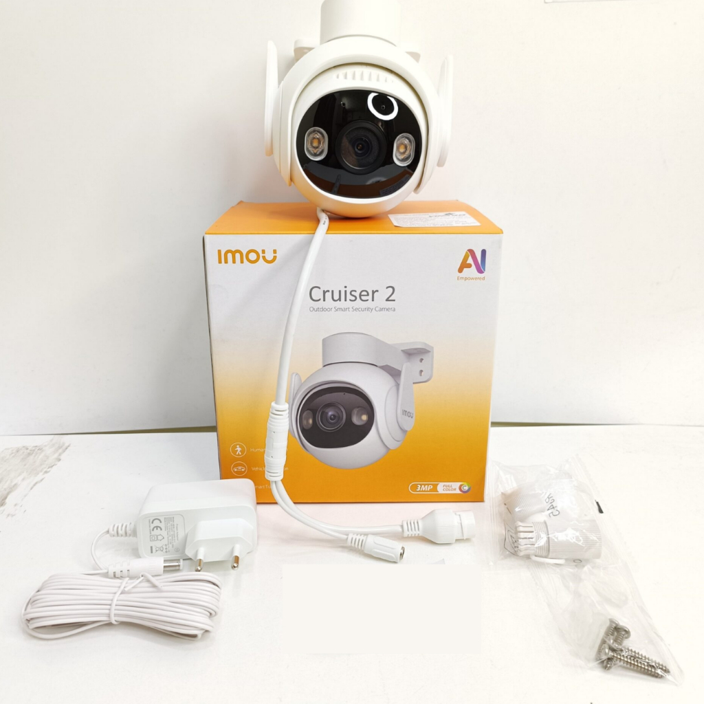 GS7EP 3MP | Camera Wifi quay quét có màu ban đêm 3MP iMOU GS7EP, Tích hợp mic và loa, hỗ trợ đàm thoại 2 chiều