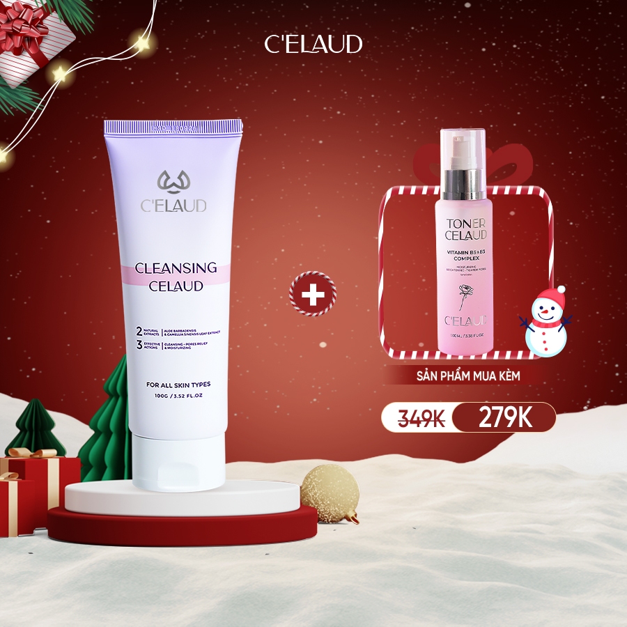 Sữa Rửa Mặt Làm Sạch Sâu Và Cân Bằng Độ pH Cho Da Cleansing Celaud